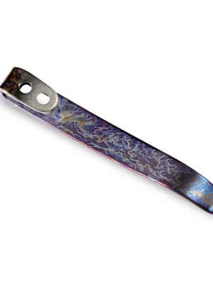 2 klipsy CIVIVI Flamed Titanium Blue/Purple 50/55