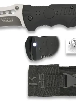 Nóż K25 19588 Tactical Black SFL Titanium Coated