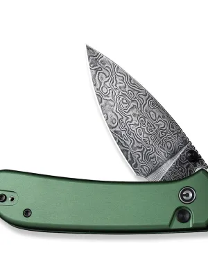 Nóż CIVIVI Qubit Damast Aluminum Green C22030E-DS1