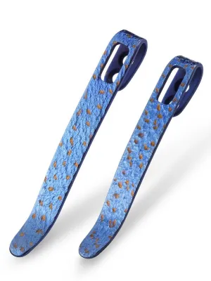 2 klipsy CIVIVI Flamed Titanium Blue/Golden 50/55