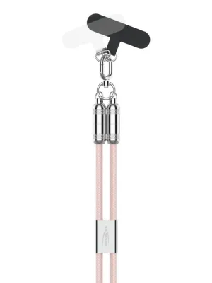 Kabel smyczkowy Ansmann USB-C/C,60W,120cm,różowy