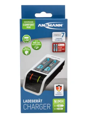 Ładowarka Ansmann Comfort Mini + 2x AA 2100mAh