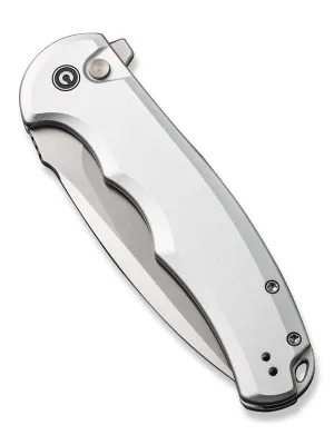 Nóż CIVIVI Button Lock Praxis Aluminum Silver