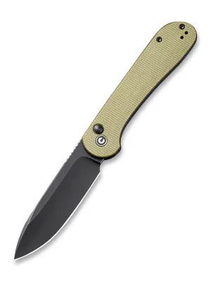 Nóż CIVIVI Button Lock Elementum Olive Micara