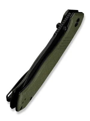 Nóż CIVIVI Placoid 14C28N G10 Green Black Blade