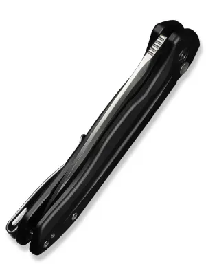 Nóż CIVIVI Button Lock Kitefin Black Alu 14C28N