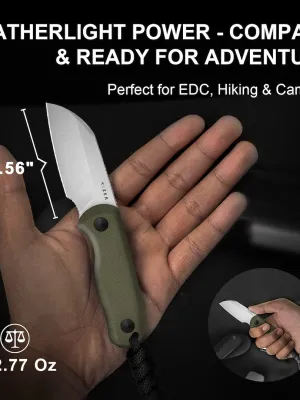 Nóż Kizer Fixed Drop Bear G10 AEB-L