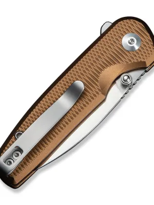 Nóż CIVIVI Mini Shakan Nitro-V Coyote Brown Alum