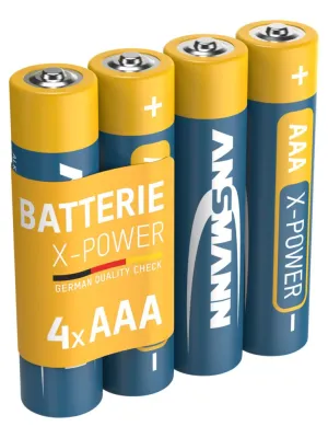 Baterie alkaliczne Ansmann X-Power AAA/ LR03 4 szt