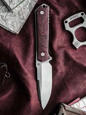 Nóż Böker Kiboku Richlite Red Topo RWL34