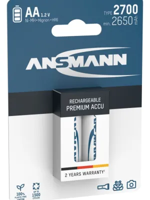 Akumulator Ansmann NiMH AA/HR6 typ 2700, 2 szt