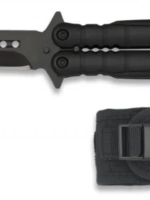 Nóż motylek K25 02131 Balisong Black