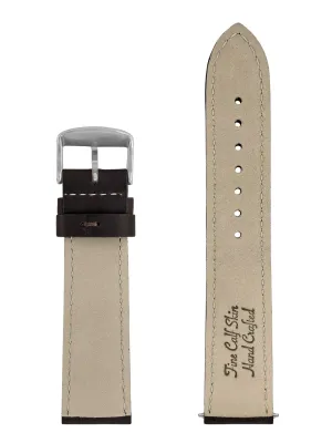 Pasek skórzany Zeppelin brązowy, 22 mm