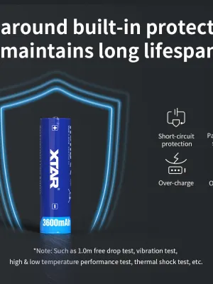 Akumulatorek Xtar ICR18650 Li-Ion 3,6V 3600 mAh