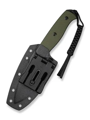 Nóż SENCUT Fixed Toxodon G10 OD Green Black Blade