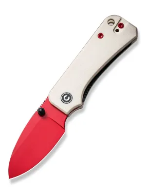 Nóż CIVIVI Baby Banter Ivory G10 Red C19068S-7