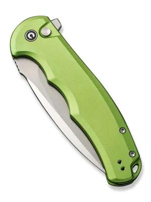 Nóż CIVIVI Button Lock Praxis Aluminum Green