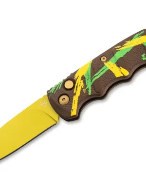 Nóż Böker Plus AKS 74 Dubai Chocolate Automatik D2