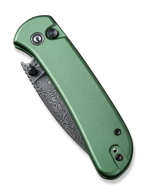Nóż CIVIVI Qubit Damast Aluminum Green C22030E-DS1