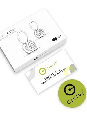 CIVIVI Key Coin Red & Blue Aluminium Set C23056-3