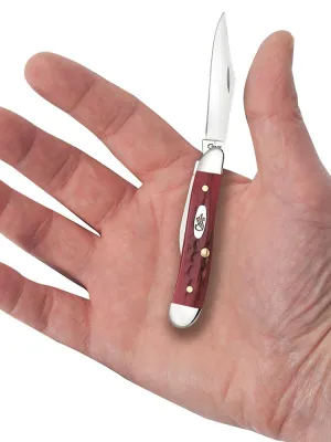 Scyzoryk Case Pocket Worn Peanut SS Old Red