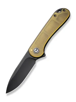 Nóż CIVIVI Elementum D2 Ultem Amber&Black C907A-5