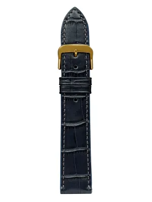Pasek skórzany Zeppelin antracytowy 20 mm