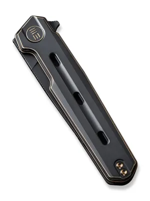 Nóż WE Knife Navo CPM-20CV Bronze & Black Titanium