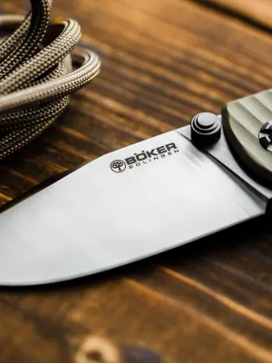 Nóż Böker Solingen Sherman EDC II G10 Coyote MCut