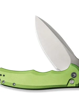 Nóż CIVIVI Button Lock Praxis Aluminum Green