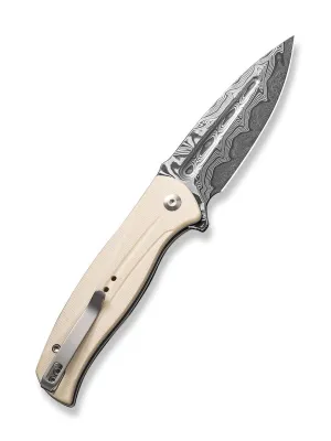 Nóż CIVIVI Incindie Damascus G10 Ivory