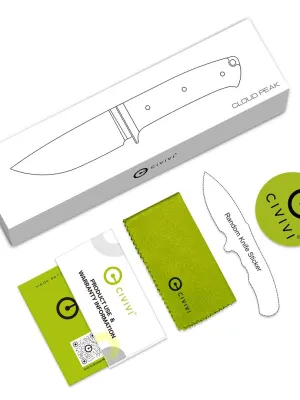 Nóż CIVIVI Fixed Cloud Peak Nitro-V G10 Black