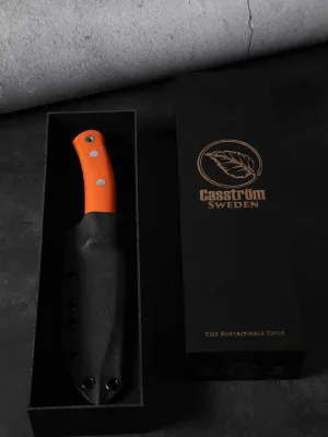 Nóż Casström No.10 SFK Orange G10 14C28N Kydex