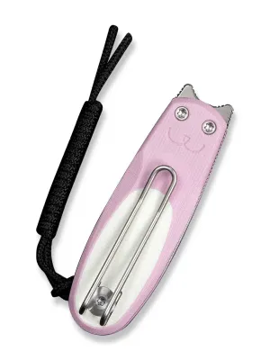 Nóż Civivi Purr Nitro-V Powder Pink & White G10