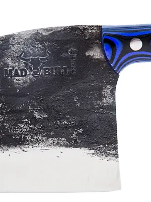 Nóż kuchenny Serb Samura Mad Bull 18 cm, niebieski