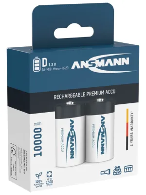 Akumulator Ansmann NiMH D/R20 typ 10000 maxE 2 szt