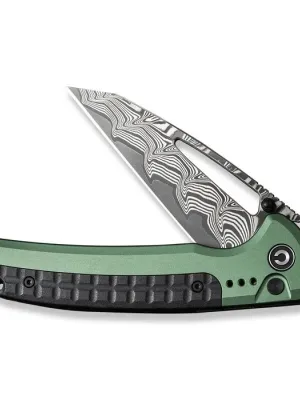 Nóż CIVIVI Sentinel Strike Damast Green Alu FRN