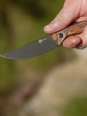 Nóż Civivi Carveth Fixed AEB-L Orange & Black G10