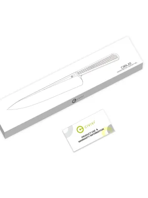 Nóż CIVIVI Cibus 14C28N Milled Black G10 C23048-1