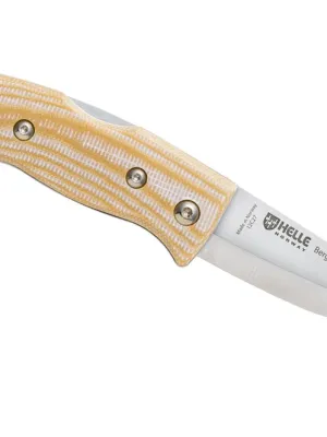 Nóż Helle Berget Beige Canvas Micarta 12C27