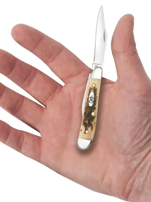 Scyzoryk Case Peanut SS Amber Bone