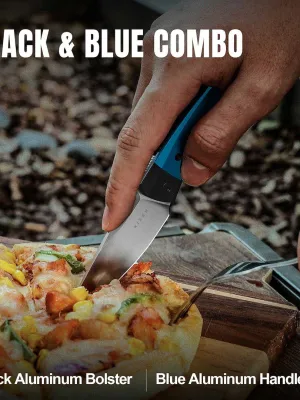 Nóż Kizer Mini Momo Blue Aluminum 154CM