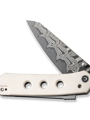 Nóż CIVIVI Vision FG Damast Ivory G10 C22036-DS1