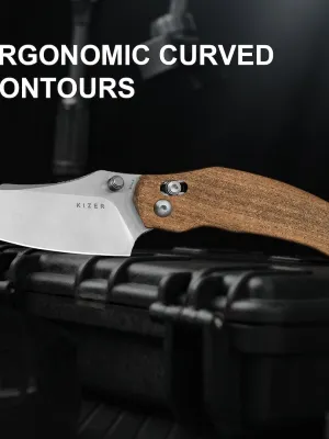 Nóż Kizer Bulldog Mkuruti Wood Nitro-V