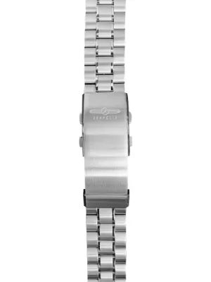 Bransoleta stalowa Zeppelin srebrna, diver 22 mm
