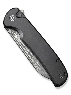 Nóż CIVIVI Chevalier II Aluminum Black Damascus