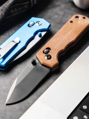 Nóż Böker Plus Rockstub Brown Micarta 2.0 14C28N