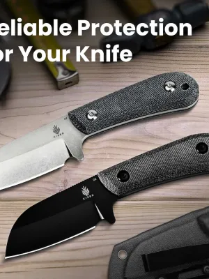 Nóż Kizer Fixed Deckhand Micarta+G10 D2 Black
