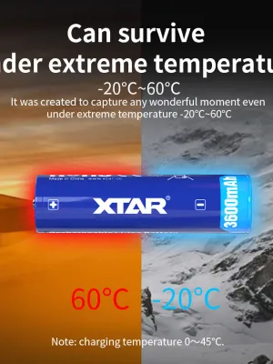 Akumulatorek Xtar ICR18650 Li-Ion 3,6V 3600 mAh