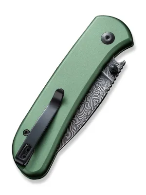 Nóż CIVIVI Qubit Damast Aluminum Green C22030E-DS1
